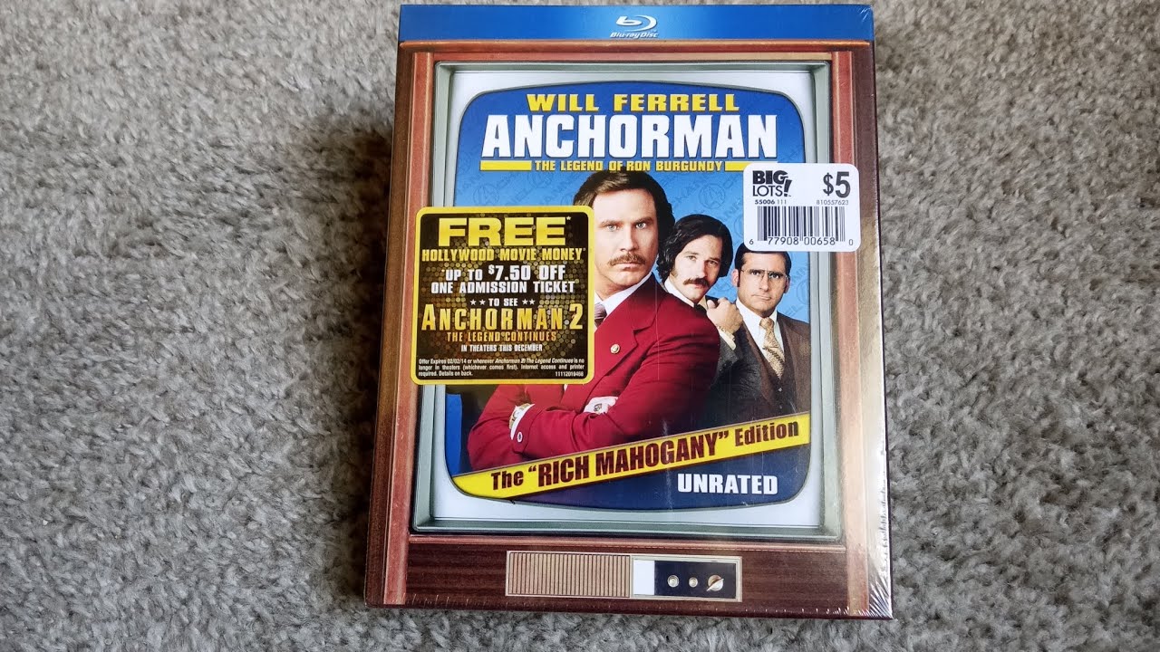 Anchorman The Rich Mahogany Edition Blu Ray Unboxing YouTube