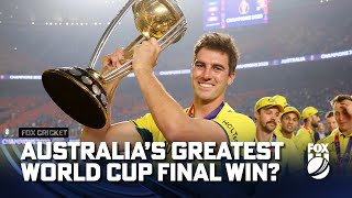 Thumbnail for How 'Gutsy' Cummins 'shell shocked' India 🥴 | FULL World Cup final review 🏆