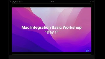Apple Day Apple Certified Associate (ACA) Mac Integration Basics Day 1 Part1