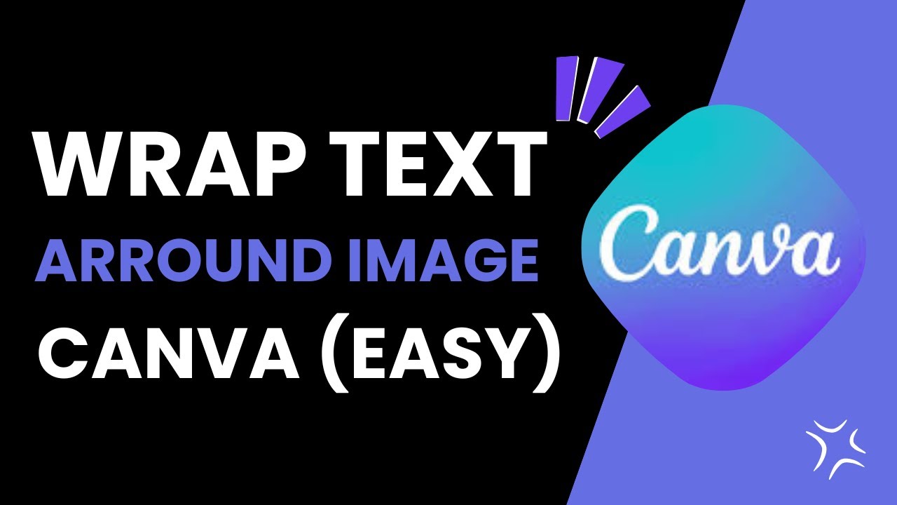 How To Wrap Text Around Image In Canva - YouTube