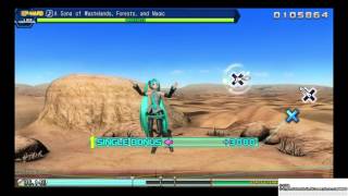 Hatsune Miku: Project DIVA Future Tone - A_Song_of_Wastelands,_Forests,_and_Magic hard mode - User video