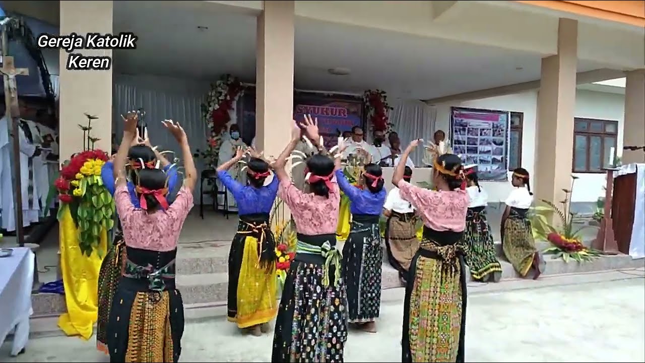 Lagu Knino Kudus Misa Kevikepan oleh OMK Stasi Wangkung Reo