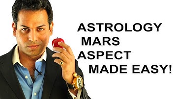 Astrology lesson 5: Astrology aspects made easy (What are astrology aspects) MARS