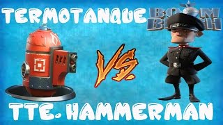 TERMOTANQUE VS HAMMERMAN | Boom Beach | Diseño de isla, trucos y consejos.