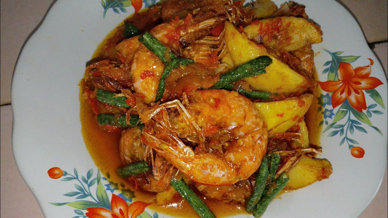 UDANG + KENTANG + KACANG PANJANG 