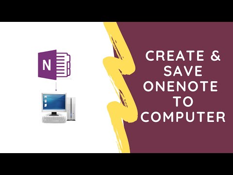 Create and Save OneNote Notebook to Computer PC