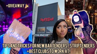 TIPS & TRICKS FOR NEW NYC STRIPTENDERS ❤️‍🔥|| BEST CLUBS TO WORK AT || +GIVEAWAY!!