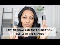 BATTLE OF THE SHADES | NARS Natural Radiant Foundation Tahoe Moorea Cadiz