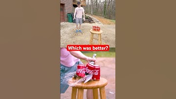 Soda cans exploding in slow motion 🎥