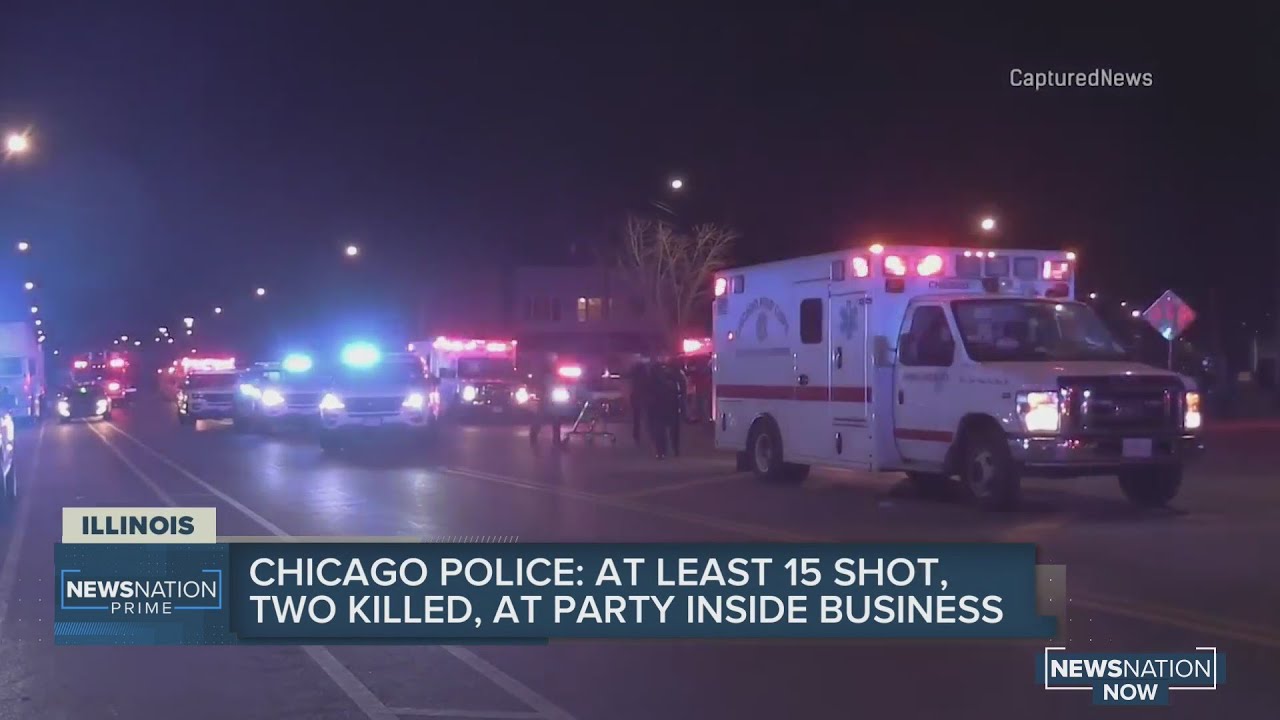 At least 15 people shot, 2 killed in mass shooting in Chicago - YouTube