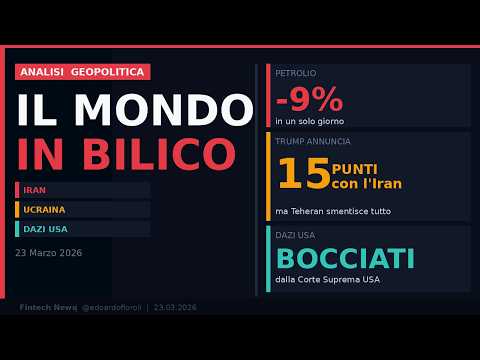 Video Il Mondo in Bilico: Iran, Ucraina e la Guerra dei Dazi | Analisi Geopolitica