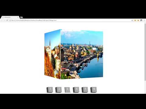 css 3d cube