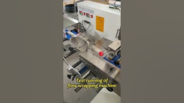 Testing ZONESUN flow wrapping machine