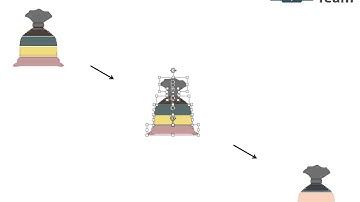 five staged money bag with icons flat powerpoint design