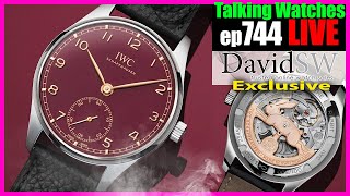 ep744 - IWC releases a Tim Write edition of their latest Portugieser Automatic 40!