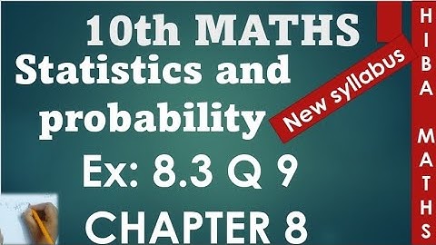 10th maths chapter 8 exercise 8.3 question 9