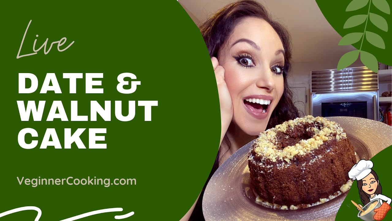 Date and Walnut Cake • 𝑳𝒊𝒗𝒆 How to make the Best Sticky Date Cake