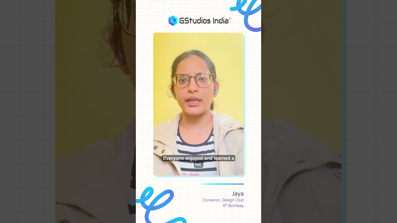 IIT Bombay | Design 101 Workshop – Student Experience ft. Jaya