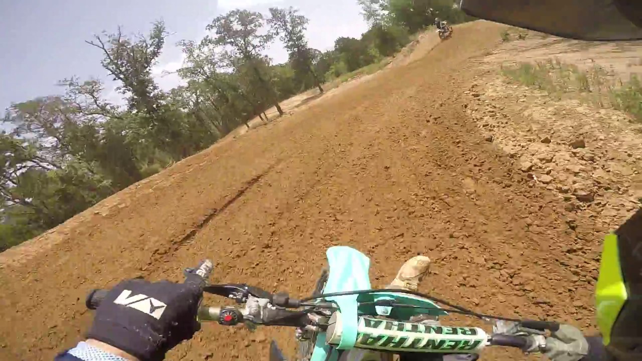 2007 Kx250 2 Stroke Gopro - Close Battle !!