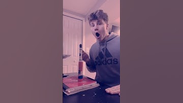 Unreal First ever B2B 1.5 marker flip into glue stick #impossible #trickshots #markerflip #gluestick