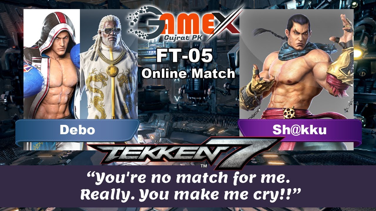Tekken 7 Debo vs Sh@kku (Ft-05 Online Match)