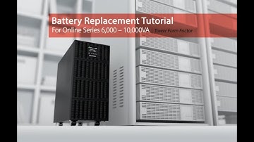 CyberPower Battery Replacement Tutorial for Online Series 6,000-10,000VA (Tower)