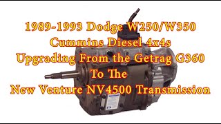 G360 to NV4500 Conversion