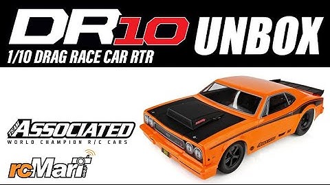 Team Associated DR10 RTR Brushless Drag Race Car w/ 2.4GHz Radio & DVC 70025 Unbox!