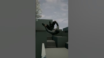 NEW CHARACTER! Cinematic Parkour x Freerunning Unreal Engine 5 ALS #unrealengine #ue5 #parkour