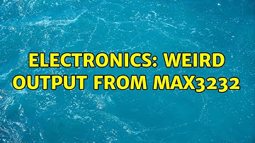 Electronics: Weird output from MAX3232