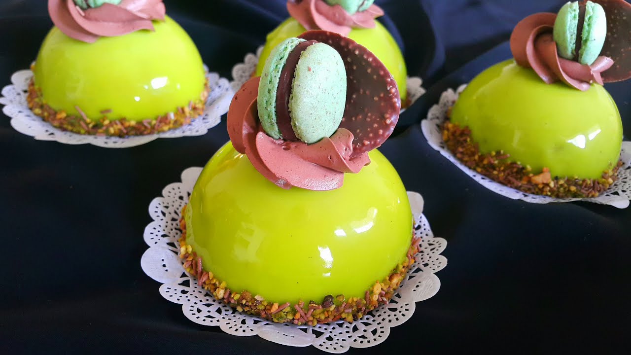 موس الفستق . Pistachio Mousse