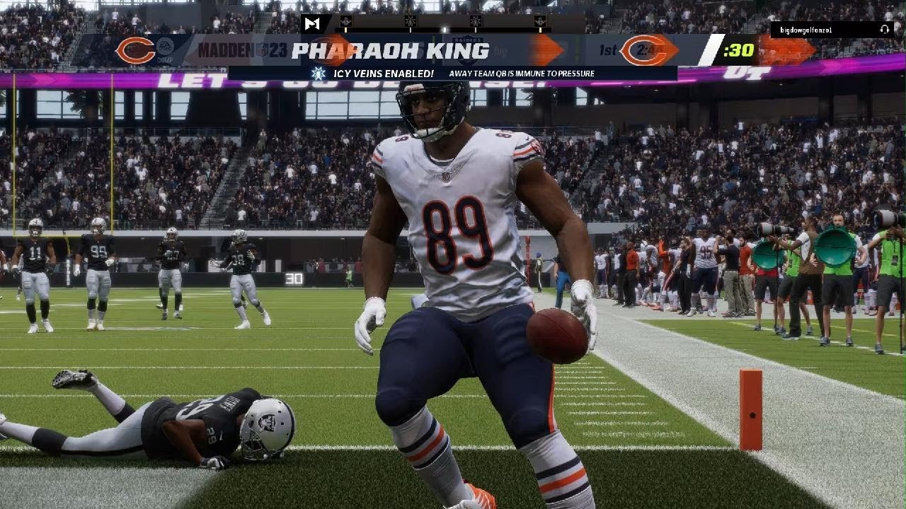 Madden NFL 23 Donald Parham 67 Yard Touchdown YouTube