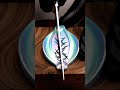 Cutting a holographic petal with surreal precision #ai #asmr #abstract