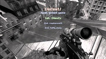 Mw3 out of  the map shot INSANE!