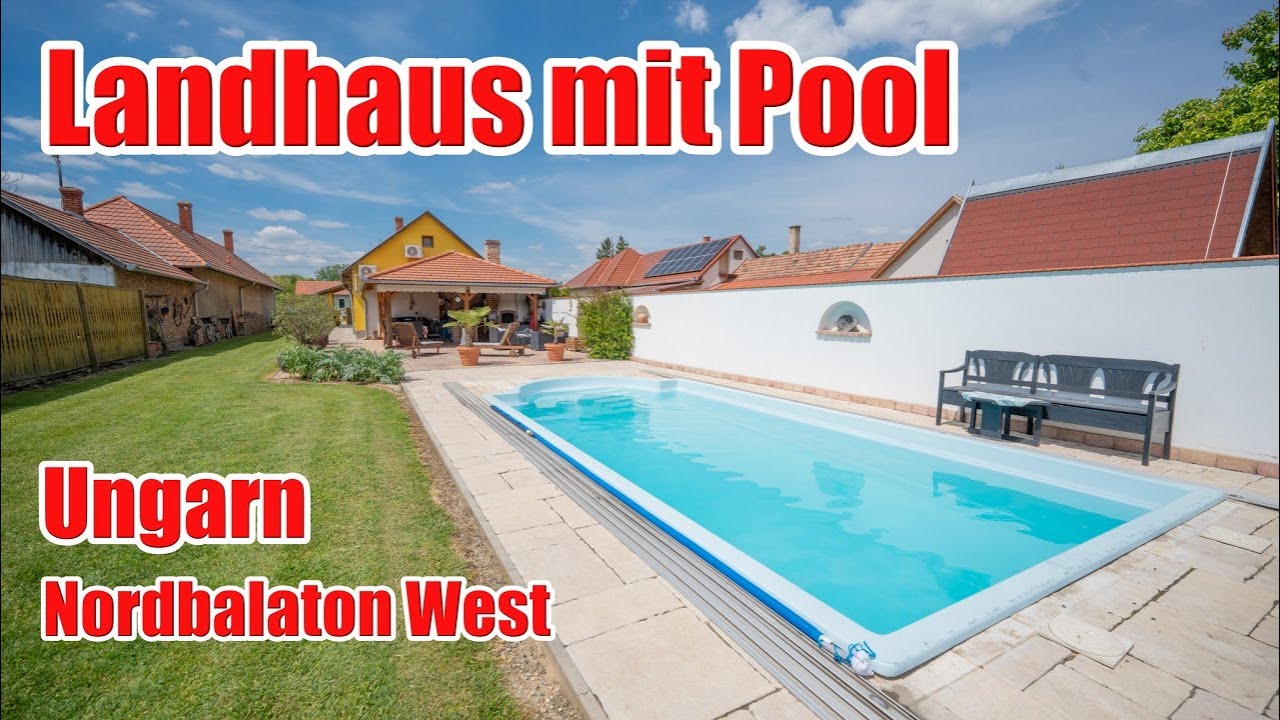 LANDHAUS mit POOL 179.000 Euro UNGARN WESTBALATON