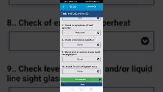 Completing a PPM TASK in FSI GO Mobility screenshot 3