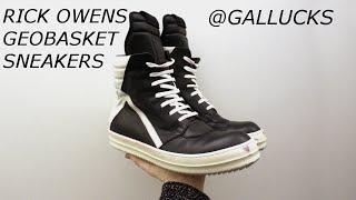 Rick Owens Geobasket Sneakers | Gallucks