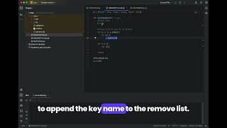 One way to delete keys from a Python dict