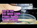 Step by Step DTF Epson L1800 Printer Manual Head Cleaning