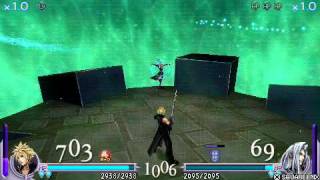 Dissidia: Final Fantasy Battle Cloud vs. Sephiroth