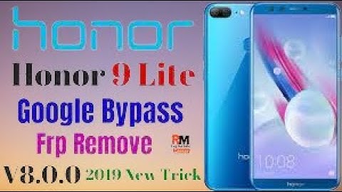 Honor 9 Lite (LLD-AL10) Frp bypass Android 9.0 Remove unlock google account lock without Pc new secu