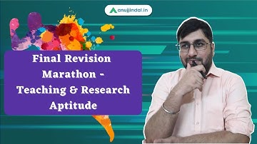 UGC NET Final Revision Marathon - Teaching & Research Aptitude | Paper 1 - by Shubham Sir
