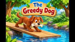 The Greedy Dog 🐶🦴 | Moral Story for Kids in English | Bedtime Stories for Children