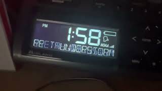 EAS Severe Thunderstorm Warning on NOAA Radios (8/3/2022) EAS #161