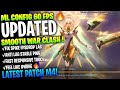 NEW Update! ML Config Anti Lag 60 Fps | Smoot War Clash | Fix Frame Drop Stable Ping | Patch M4 MLBB