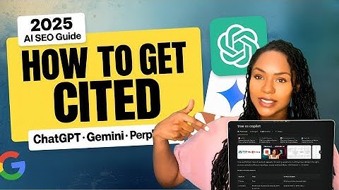 How to Get Cited by ChatGPT, Gemini & Perplexity (2025 AI SEO Guide)