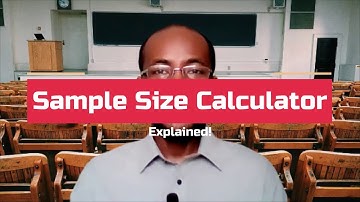 Sample size calculator !