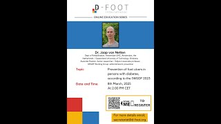 Famous Education Series 15 Prevention of foot ulcers in persons with diabetes, according to the IWGDF 2023 Profile