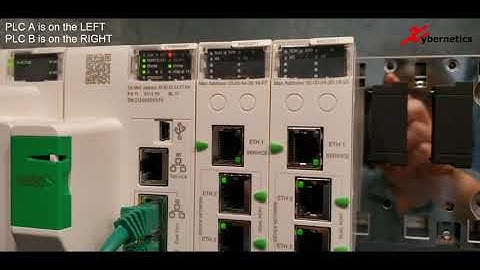 Modicon M580 Hot Standby LED Sequence During Power Cycle