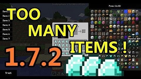 Minecraft 1.7.2 - 1.7.5 - TooManyItems - How to easily download & install TMI [HD]